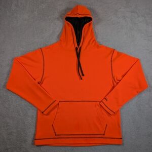 Gamehide Mens Blaze Orange Hunting Hoodie BFH Performance Fleece Pullover Size M